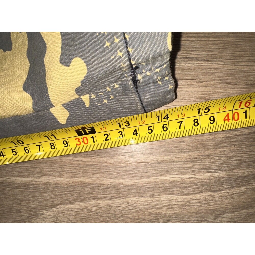 Vintage Y2K Request Jeans Cargo Tactical Camo Yellow Gray Mens Size 40 (Tag 42) - Picture 7 of 8
